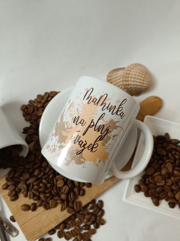hrnek s potiskem - maminka na plný úvazek