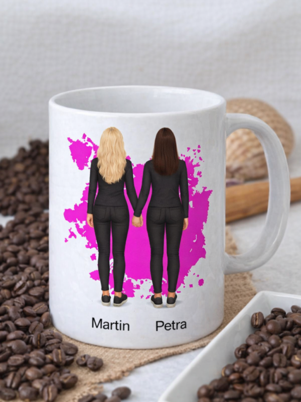 hrnek zamilovaný pár dvou žen