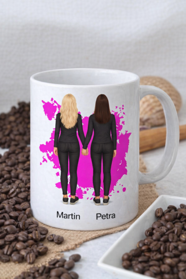 hrnek zamilovaný pár dvou žen