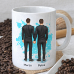 hrníček s potiskem zamilovaného páru